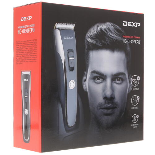 Купить Машинка для стрижки DEXP HC-0130FCPD черный/серебристый  1269549. Характеристики, отзывы и цены в Донецке