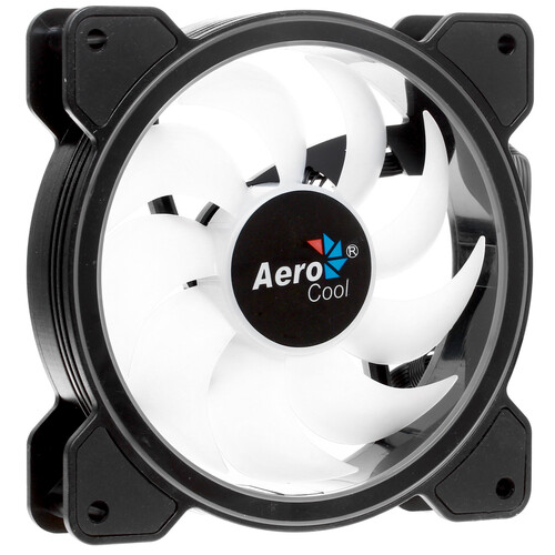 Купить Комплект вентиляторов Aerocool Saturn 12F ARGB Pro 3 pcs + HUB  черный  1626153. Характеристики, отзывы и цены в Донецке