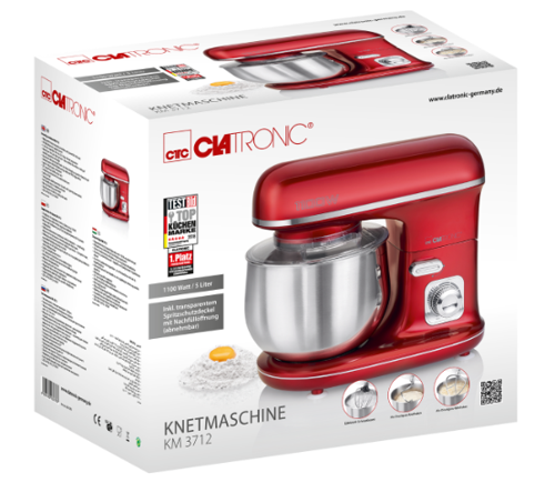 Купить Миксер Clatronic KM 3712 красный  8195800. Характеристики, отзывы и цены в Донецке