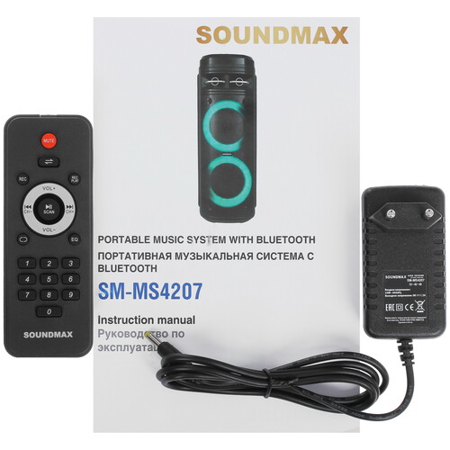 Купить Портативная аудиосистема Soundmax SM-MS4207, черный  5466535. Характеристики, отзывы и цены в Донецке