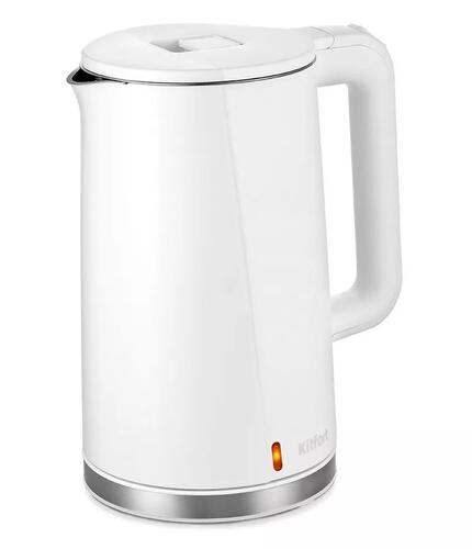 Купить Электрочайник Kitfort КТ-6612-2 белый  9038324. Характеристики, отзывы и цены в Донецке