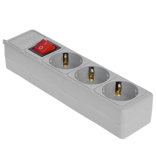 Купить Сетевой фильтр Perfeo POWER+ PF-PP-3/3.0-G серый  9172326. Характеристики, отзывы и цены в Донецке