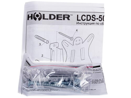 Купить Кронштейн для ТВ Holder LCDS-5001 черный  0123685. Характеристики, отзывы и цены в Донецке