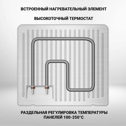 Купить Гриль Polaris PGP 2302D серебристый  4700530. Характеристики, отзывы и цены в Донецке