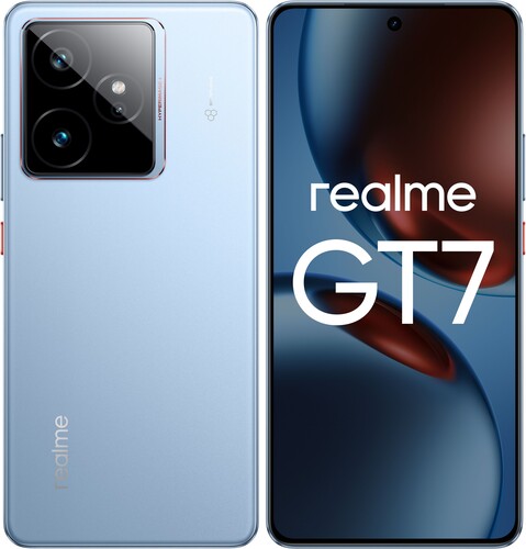 Купить 6.78" Смартфон realme GT 7 512 ГБ голубой  5629959. Характеристики, отзывы и цены в Донецке