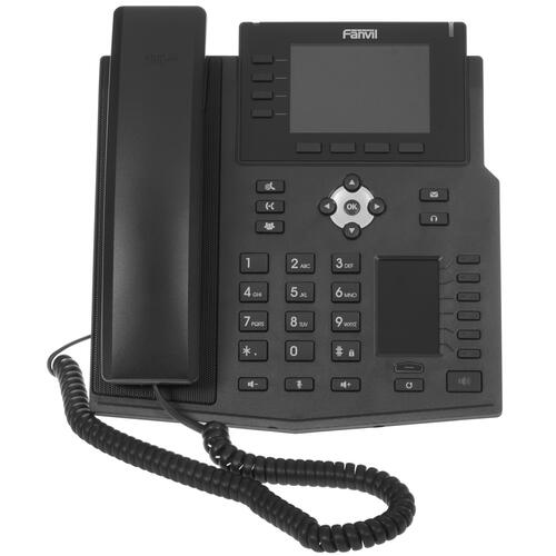 Купить Телефон VoIP Fanvil X5U черный  4713423. Характеристики, отзывы и цены в Донецке