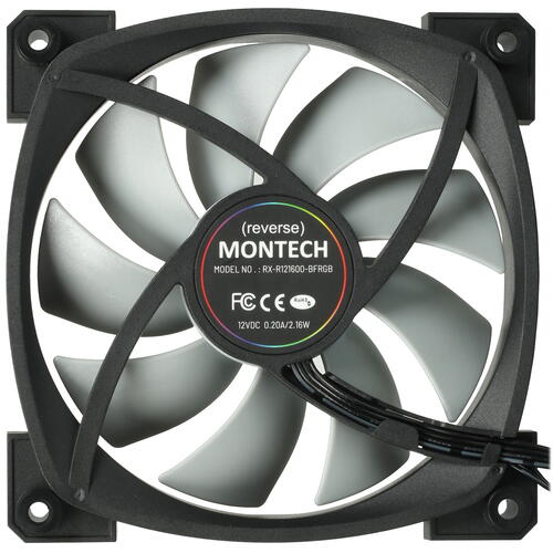 Купить Реверсный вентилятор MONTECH RX 120 PWM  5086189. Характеристики, отзывы и цены в Донецке