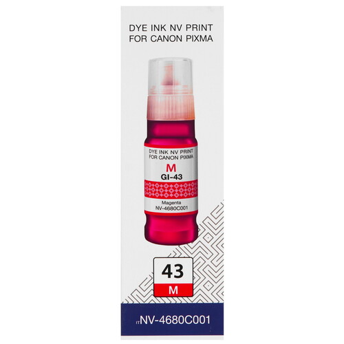 Купить Чернила водорастворимые NV-Print GI-43 M пурпурный  9301055. Характеристики, отзывы и цены в Донецке