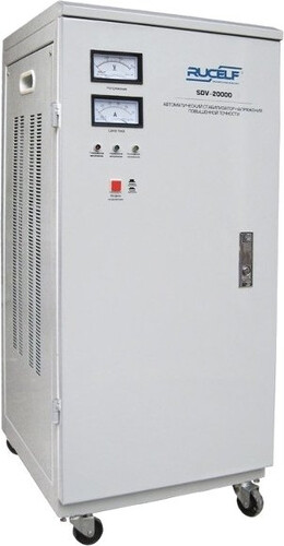 Купить Стабилизатор напряжения RUCELF SDV-20000  8105922. Характеристики, отзывы и цены в Донецке
