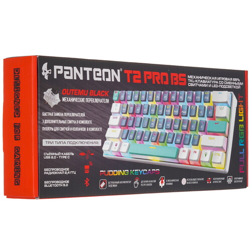 Купить Клавиатура  проводная + беспроводная Panteon T2 PRO BS  9251501. Характеристики, отзывы и цены в Донецке