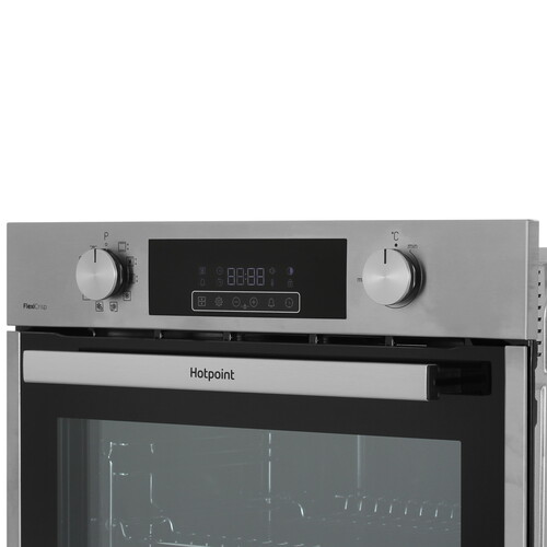 Купить Электрический духовой шкаф Hotpoint HFE8 821 H IX серебристый  9313182. Характеристики, отзывы и цены в Донецке