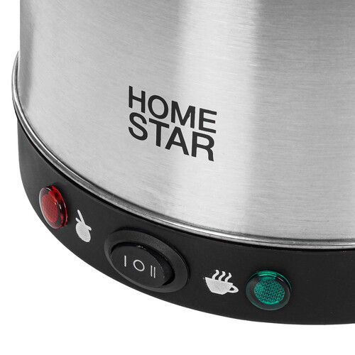 Купить Электрочайник Homestar HS-1010Т серебристый  9062630. Характеристики, отзывы и цены в Донецке