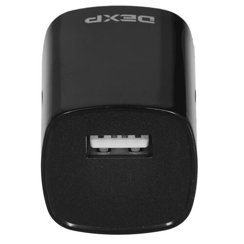 Купить Сетевое зарядное устройство DEXP IET002048 черный  1252642. Характеристики, отзывы и цены в Донецке