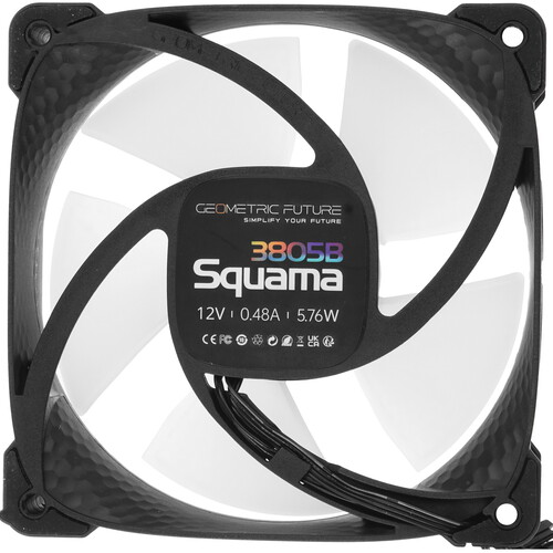 Купить Вентилятор Geometric Future Super Squama 3805B Single Pack [1F3805B112000] черный  5615637. Характеристики, отзывы и цены в Донецке