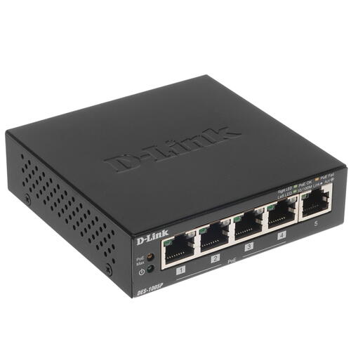 Купить Коммутатор D-Link DES-1005P/B  8137130. Характеристики, отзывы и цены в Донецке
