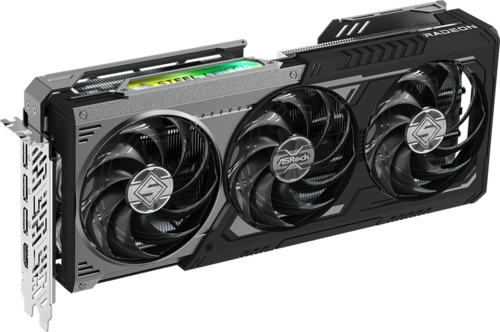 Купить Видеокарта ASRock AMD Radeon RX 9070 GRE Steel Legend OC  5639847. Характеристики, отзывы и цены в Донецке