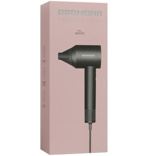 Купить Фен Redmond HD1701 серый  9038338. Характеристики, отзывы и цены в Донецке