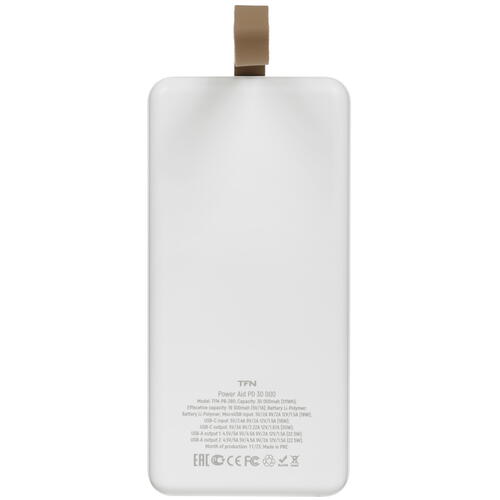 Купить Портативный аккумулятор TFN PowerAid PD белый  5465309. Характеристики, отзывы и цены в Донецке