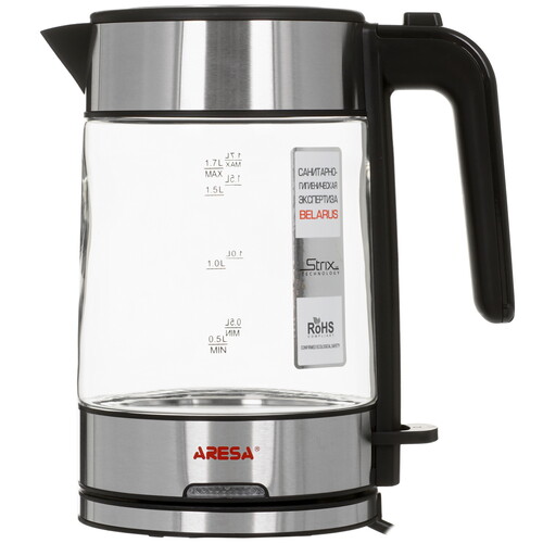 Купить Электрочайник Aresa AR-3459 серебристый  8192319. Характеристики, отзывы и цены в Донецке