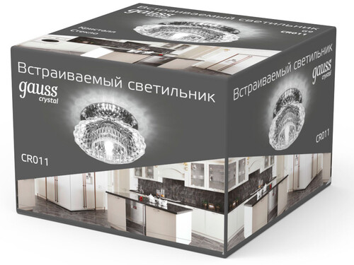 Купить Светильник потолочный Gauss CR011 прозрачный  9126792. Характеристики, отзывы и цены в Донецке