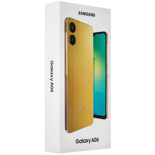 Купить 6.7" Смартфон Samsung Galaxy A06 64 ГБ золотистый  5608178. Характеристики, отзывы и цены в Донецке