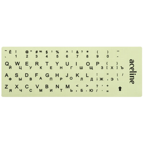 Купить Наклейки на клавиатуру Aceline fluorescent  5444799. Характеристики, отзывы и цены в Донецке