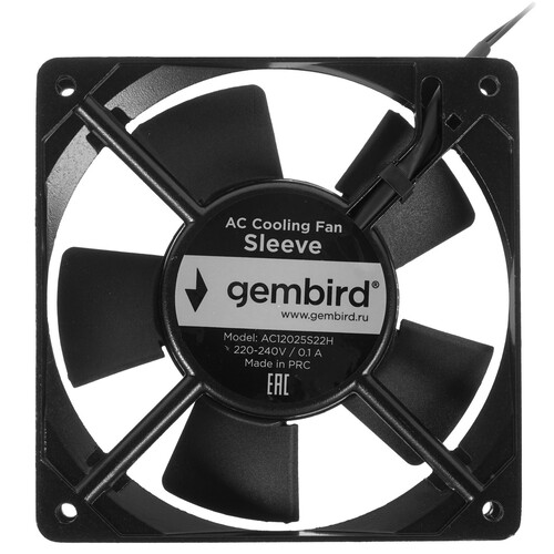 Купить Вентилятор Gembird [AC12025S22H]  4839027. Характеристики, отзывы и цены в Донецке