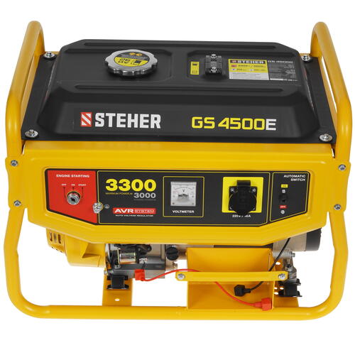 Купить Электрогенератор   бензиновый STEHER GS-4500Е  5307660. Характеристики, отзывы и цены в Донецке