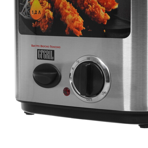 Купить Фритюрница GFgril GFF-025 Easy Cook серебристый  9904213. Характеристики, отзывы и цены в Донецке