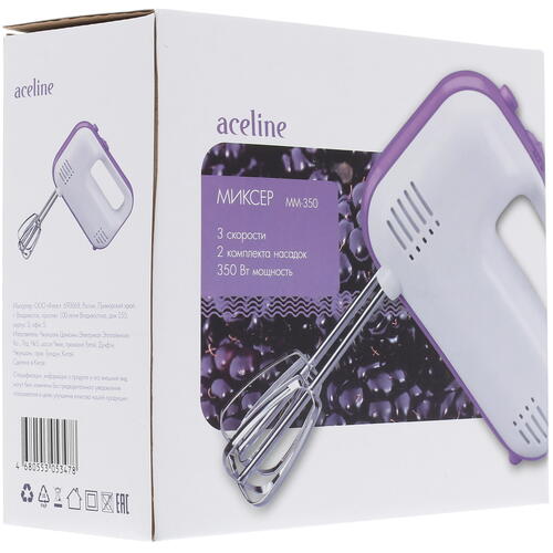 Купить Миксер Aceline MM-350 белый  1394263. Характеристики, отзывы и цены в Донецке