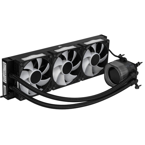 Купить Система охлаждения Corsair iCUE LINK TITAN 360 RX LCD черная  9269906. Характеристики, отзывы и цены в Донецке