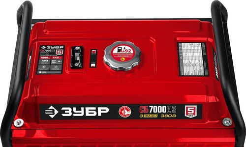 Купить Электрогенератор   бензиновый Зубр СБ-7000Е-3  5307657. Характеристики, отзывы и цены в Донецке