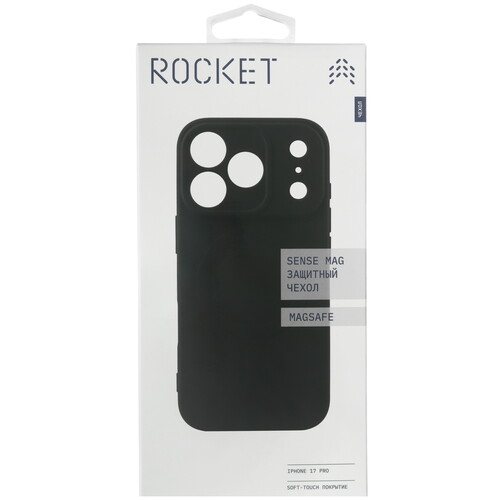 Купить Накладка  Rocket Sense Mag для Apple iPhone 17 Pro черный  5639089. Характеристики, отзывы и цены в Донецке