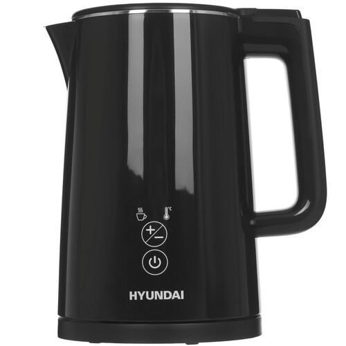 Купить Электрочайник Hyundai HYK-S5509 черный  9228383. Характеристики, отзывы и цены в Донецке