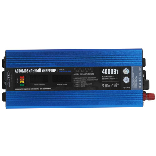 Купить Инвертор QUMO QAI-906-4000  9272354. Характеристики, отзывы и цены в Донецке