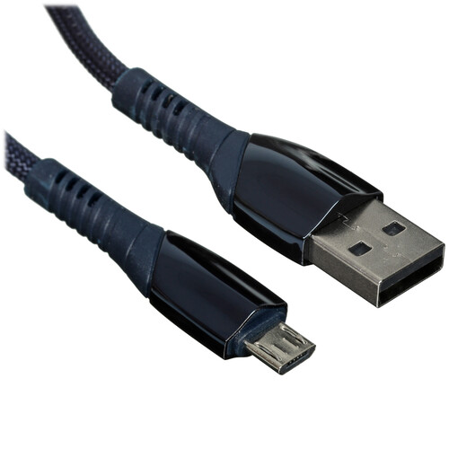 Купить Кабель круглый BY micro USB - USB 2.0 Type-A синий 1 м  5482139. Характеристики, отзывы и цены в Донецке
