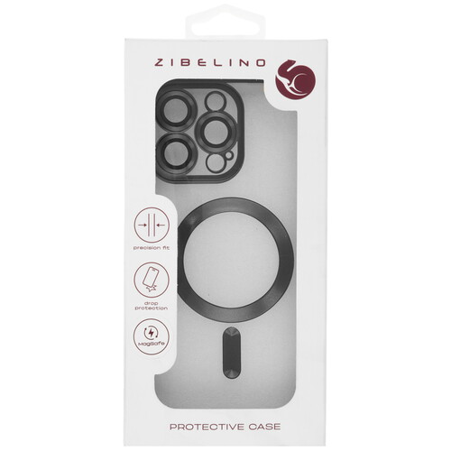 Купить Накладка  Zibelino MagSafe Matte для Apple iPhone 16 Pro Max черный/прозрачный  9273690. Характеристики, отзывы и цены в Донецке