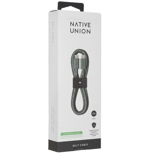Купить Кабель круглый Native Union USB Type-C - USB Type-C зеленый 1.2 м  5466040. Характеристики, отзывы и цены в Донецке