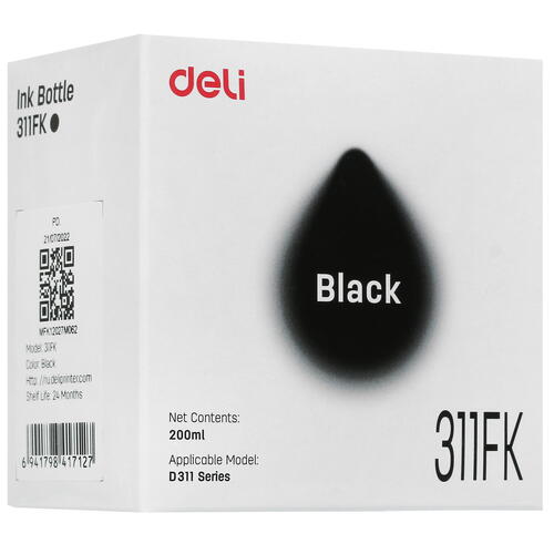Купить Чернила пигментные Deli 311FK черный  5035092. Характеристики, отзывы и цены в Донецке