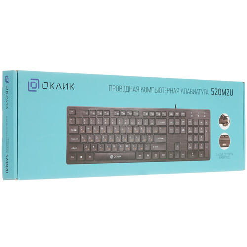 Купить Клавиатура  проводная Oklick 520M2U  4781383. Характеристики, отзывы и цены в Донецке