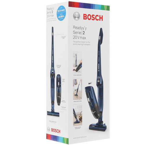 Купить Пылесос  вертикальный  Bosch Readyy'y BCHF2MX20  синий  1633479. Характеристики, отзывы и цены в Донецке