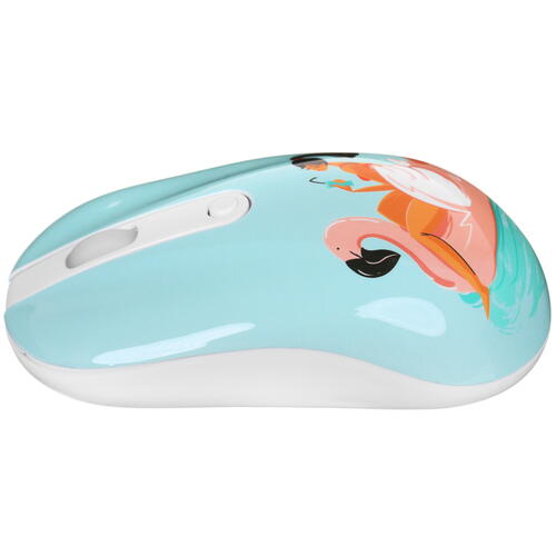 Купить Мышь+коврик беспроводная DEXP WM-201WU Lady  голубой  1667700. Характеристики, отзывы и цены в Донецке