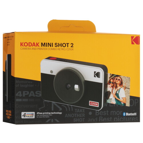 Купить Набор Kodak Mini Shot 2 Retro Starter Kit (камера+чехол+картриджи Kodak 60 шт.)  5469546. Характеристики, отзывы и цены в Донецке