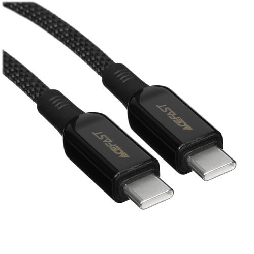 Купить Кабель круглый ACEFAST USB Type-C - USB Type-C черный 1.2 м  5440783. Характеристики, отзывы и цены в Донецке
