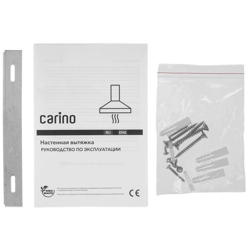 Купить Вытяжка наклонная Carino C8610SM белый/белый  9284837. Характеристики, отзывы и цены в Донецке