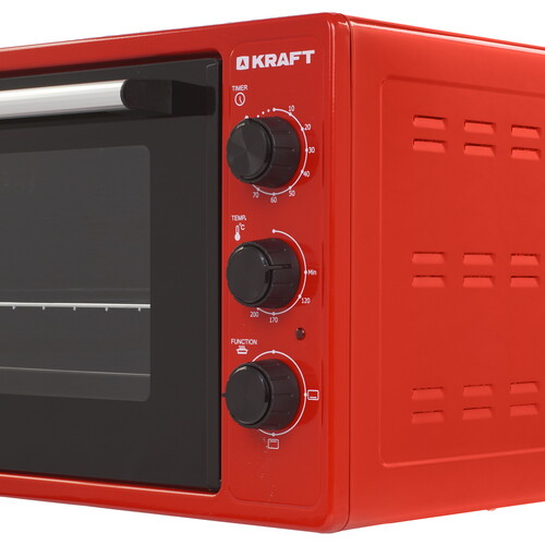 Купить Мини-печь Kraft KN-MO 3900 FR красный  9265943. Характеристики, отзывы и цены в Донецке
