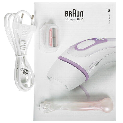 Купить Фотоэпилятор Braun SILK-EXPERT PRO 3 PL3012  5635030. Характеристики, отзывы и цены в Донецке