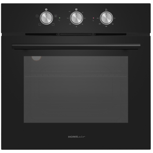 Купить Электрический духовой шкаф HOMSair OES604BK черный  9100953. Характеристики, отзывы и цены в Донецке