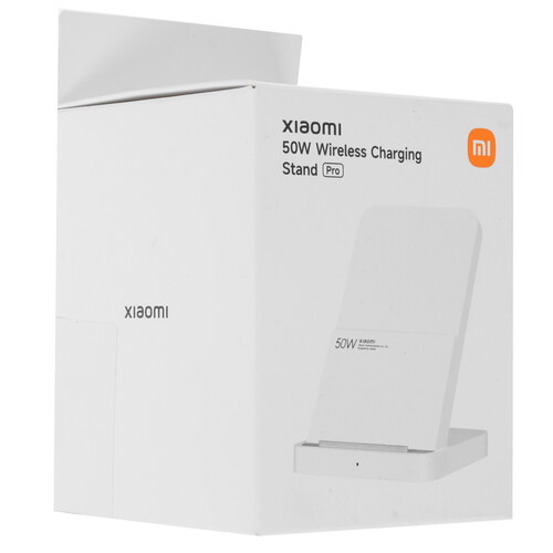 Купить Беспроводное зарядное устройство Xiaomi 50W Wireless Charging Stand Pro белый  5613683. Характеристики, отзывы и цены в Донецке