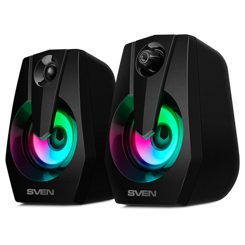 Купить Колонки SVEN 370 черный  5063925. Характеристики, отзывы и цены в Донецке